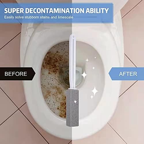 Pumice Stone Toilet Bowl Cleaning Brush (2-Pack)