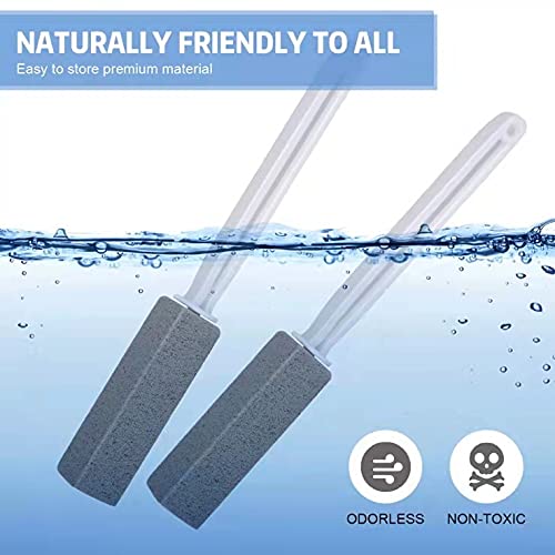 Pumice Stone Toilet Bowl Cleaning Brush (2-Pack)