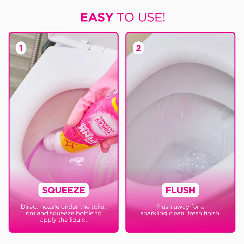 The Pink Stuff Miracle Toilet Cleaner Gel