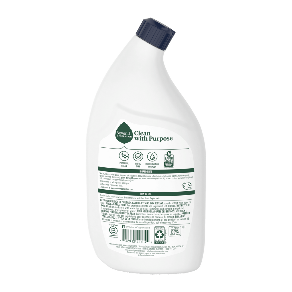 Seventh Generation Toilet Bowl Cleaner – Emerald Cypress & Fir