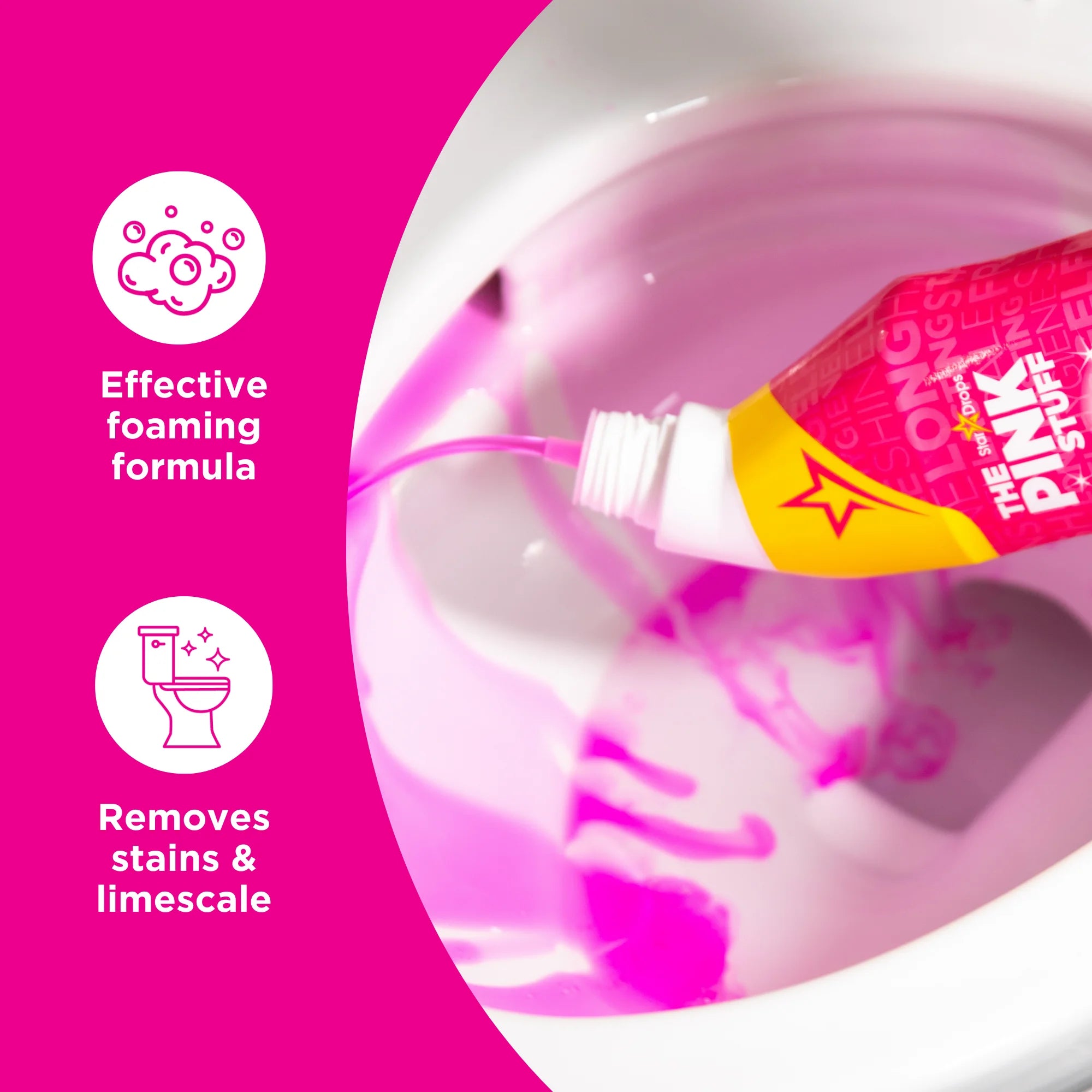 The Pink Stuff Miracle Toilet Cleaner Gel