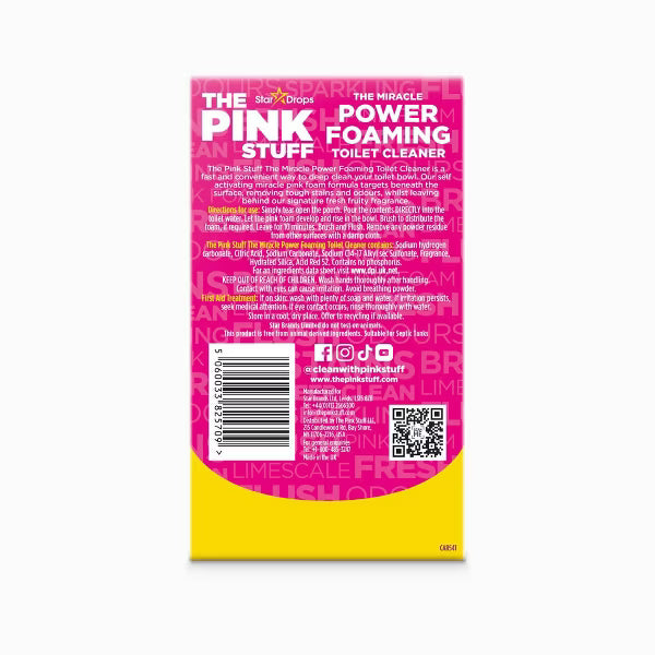 The Pink Stuff Foaming Toilet Cleaner Powder