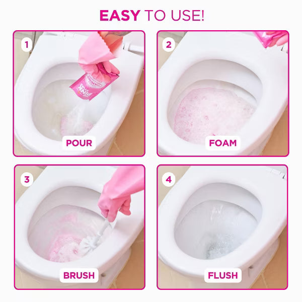 The Pink Stuff Foaming Toilet Cleaner Powder