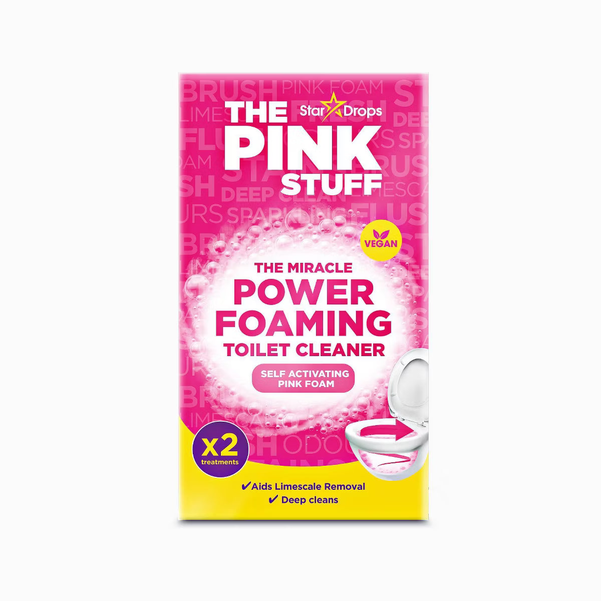 The Pink Stuff Foaming Toilet Cleaner Powder