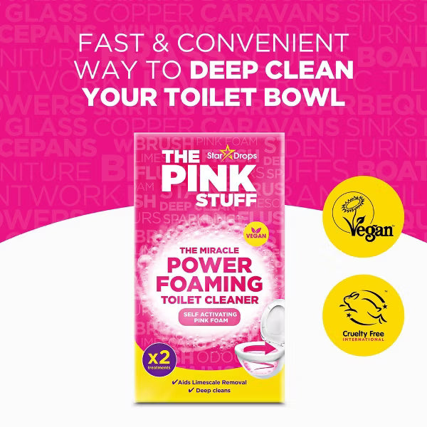 The Pink Stuff Foaming Toilet Cleaner Powder