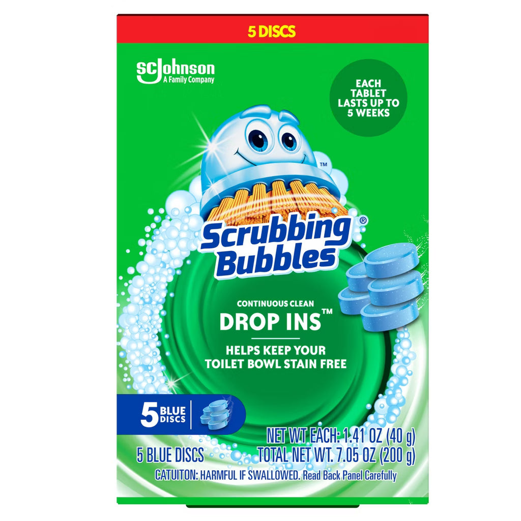 Scrubbing Bubbles Drop-In Toilet Bowl Cleaner Tablets