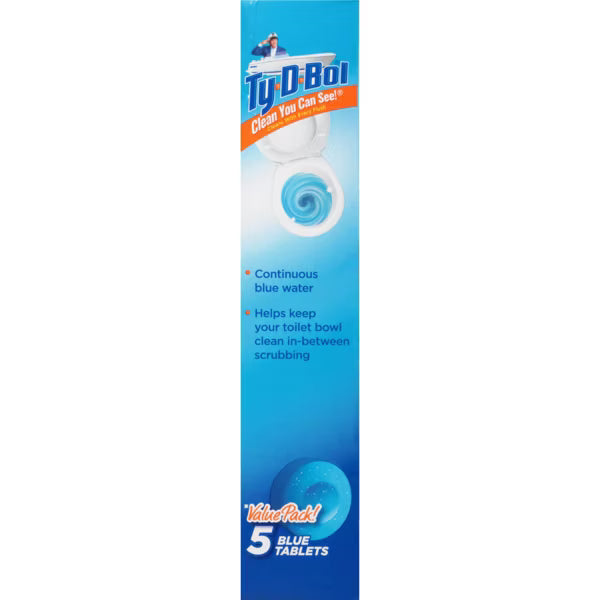 Ty-D-Bol Automatic Toilet Bowl Cleaner Tablet – Blue Spruce Scent