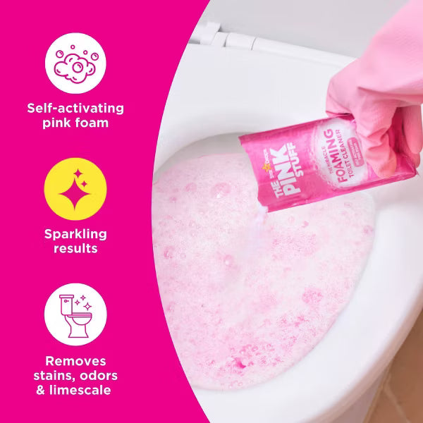 The Pink Stuff Foaming Toilet Cleaner Powder
