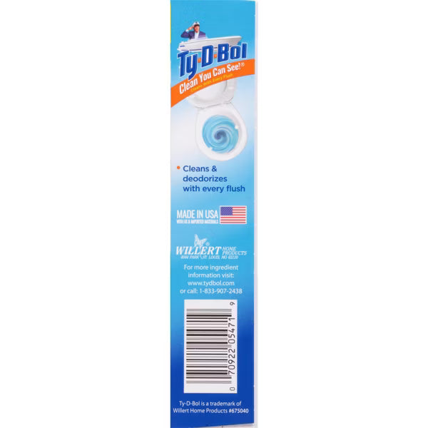 Ty-D-Bol Automatic Toilet Bowl Cleaner Tablet – Blue Spruce Scent