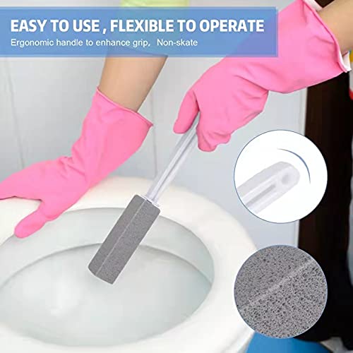 Pumice Stone Toilet Bowl Cleaning Brush (2-Pack)
