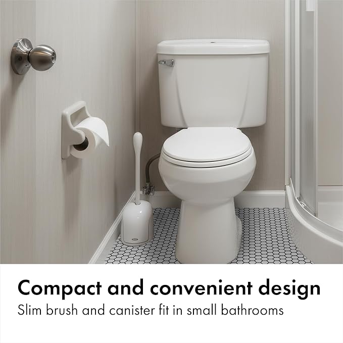 OXO Compact Toilet Brush & Holder Set