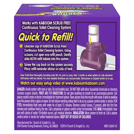 Kaboom Continuous Clean Toilet Cleaner Refill (2-Pack)