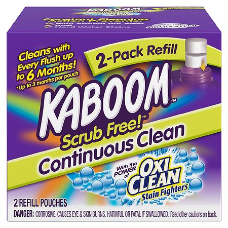 Kaboom Continuous Clean Toilet Cleaner Refill (2-Pack)