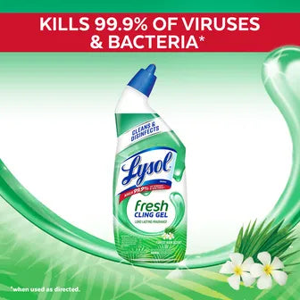Lysol Toilet Bowl Cleaner Cling Gel